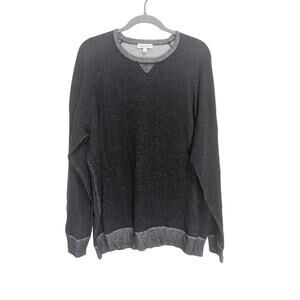 Peter Millar Men Cotton Merino Wool Blend Hartford Crew Neck Sweater Navy XL